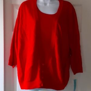 C.D. DANIELS RED SWEATER